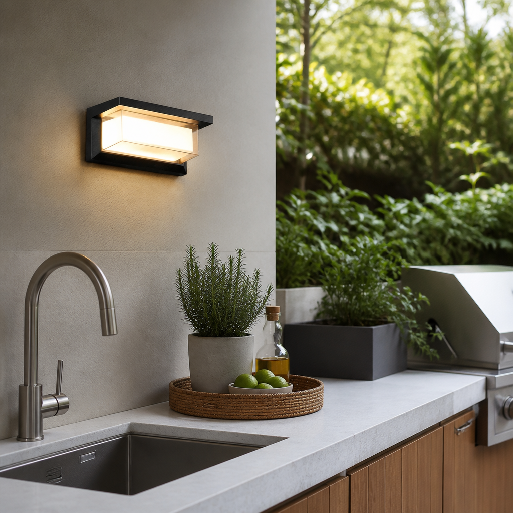 Outdoor LED Wall Light - IP65 Waterproof 18W/30W Aluminum Porch Light for Patio & Garage