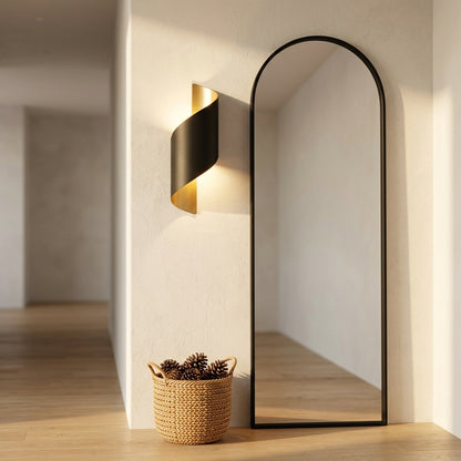 Spiral LED Wall Light - 10W IP65 Up & Down Outdoor Sconce