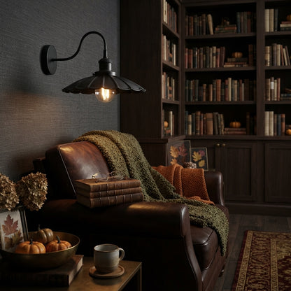 Farmhouse Gooseneck Barn Wall Sconce Bra Lamp