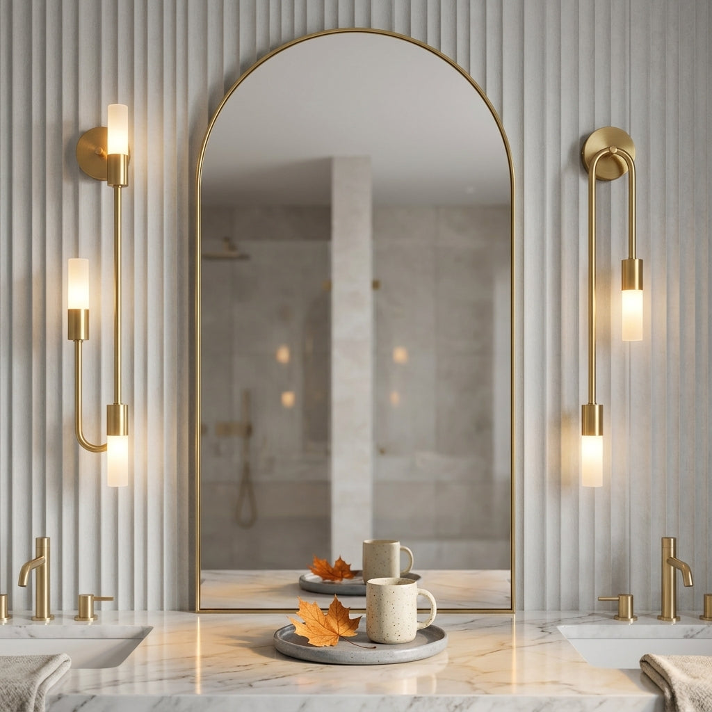 Nordic Up & Down Wall Light - G9 Black or Gold Indoor Sconce
