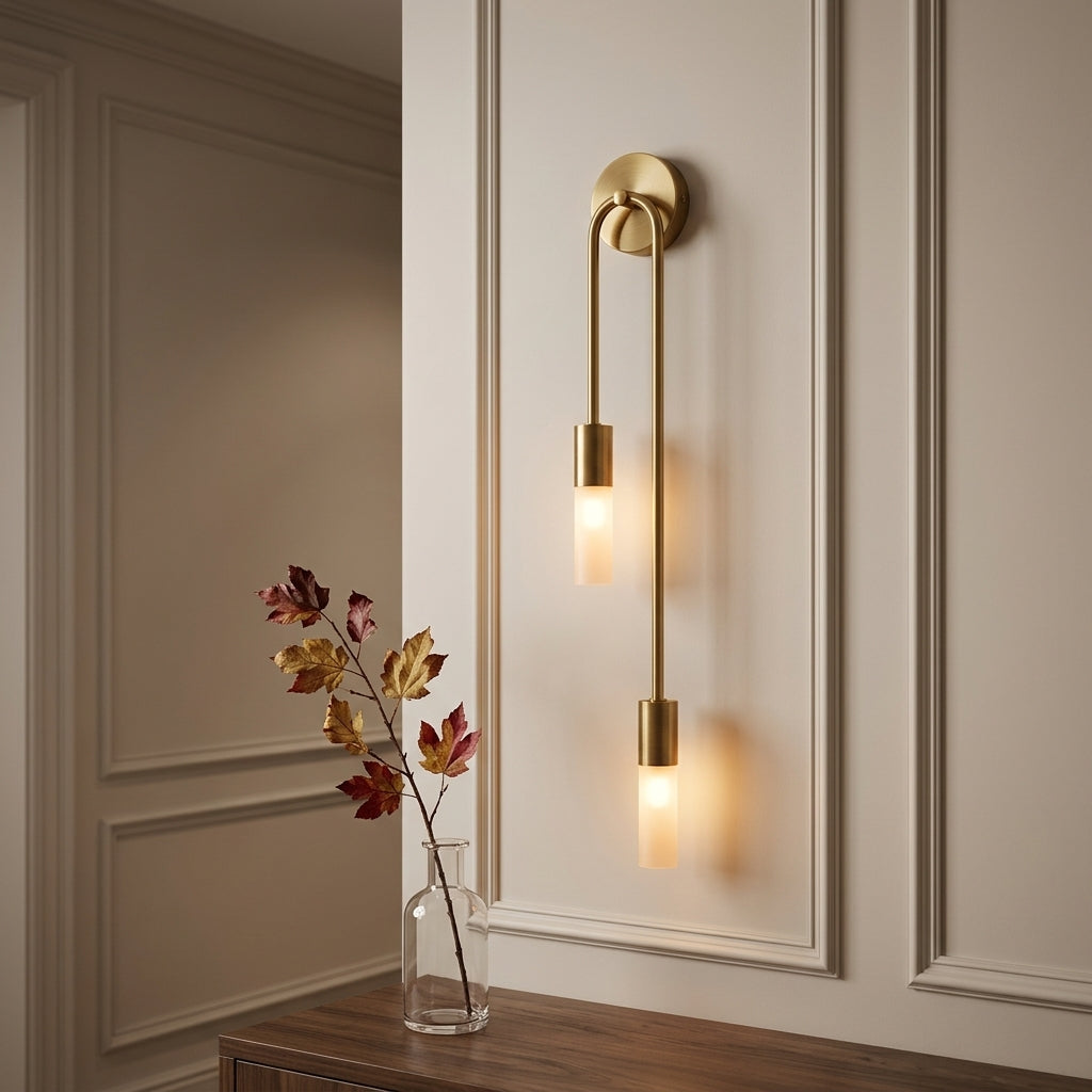Nordic Up & Down Wall Light - G9 Black or Gold Indoor Sconce
