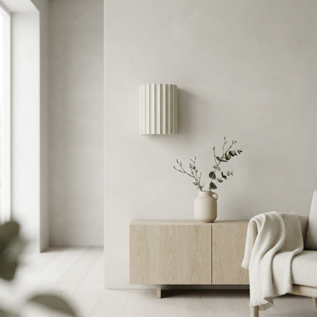 Nordic Resin Sculptural Wall Light Bra Lamp