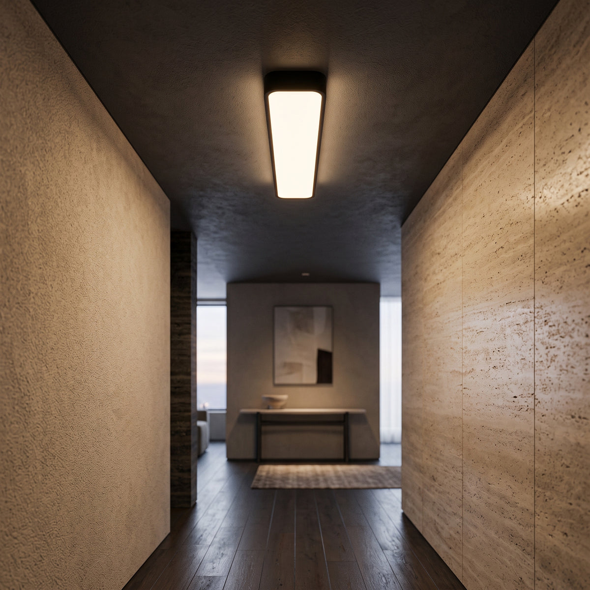 Long Corridor Ceiling Light - Nordic Linear LED Bar for Hallway, Porch & Balcony