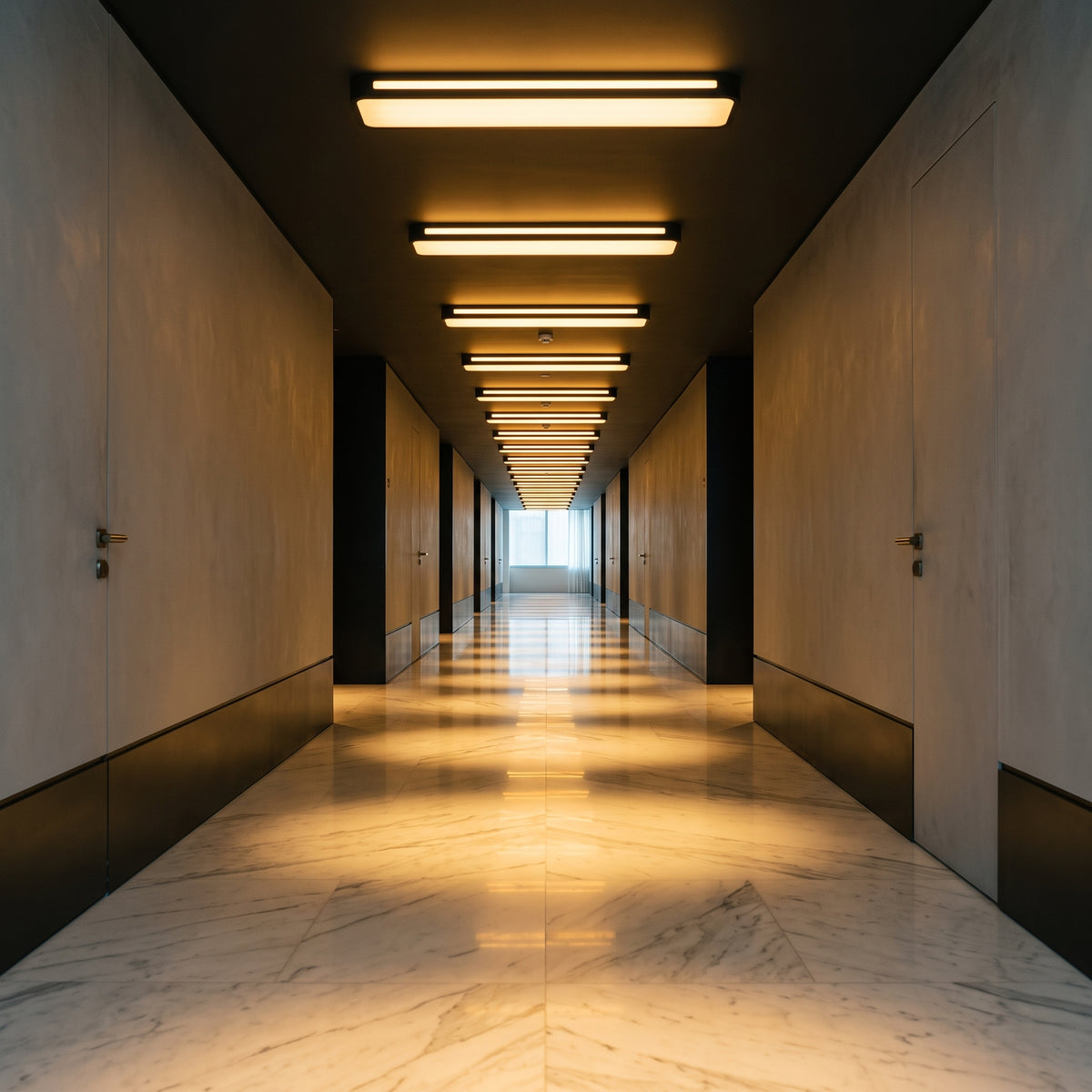 Long Corridor Ceiling Light - Nordic Linear LED Bar for Hallway, Porch & Balcony
