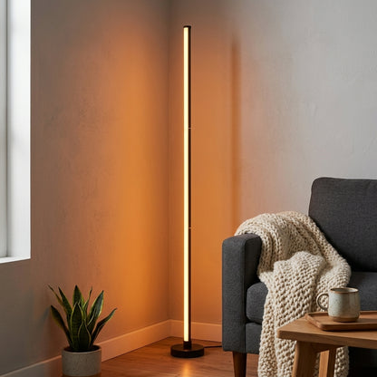 RGB Corner Floor Lamp - App & Remote Dimmable Ambient LED Light