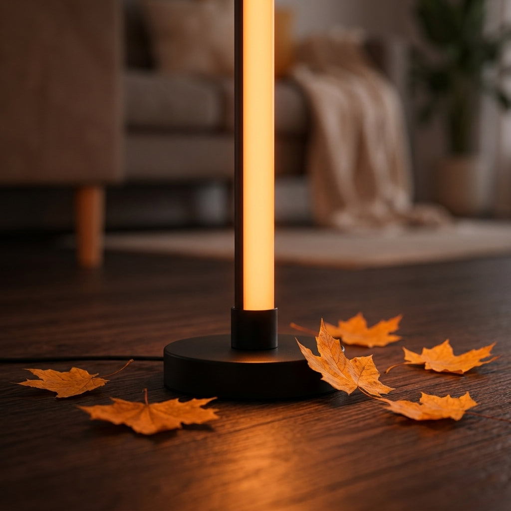 RGB Corner Floor Lamp - App & Remote Dimmable Ambient LED Light