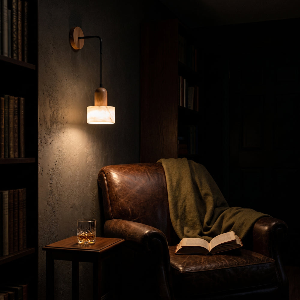 Luxury Wabi-Sabi Pendant Light - Marble, Jade & Stone Lamp for Dining & Kitchen Island