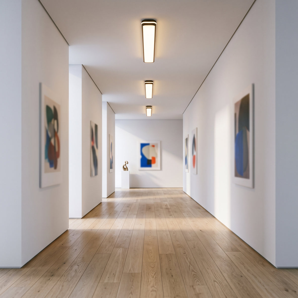 Long Corridor Ceiling Light - Nordic Linear LED Bar for Hallway, Porch & Balcony