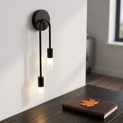 Nordic Up & Down Wall Light - G9 Black or Gold Indoor Sconce