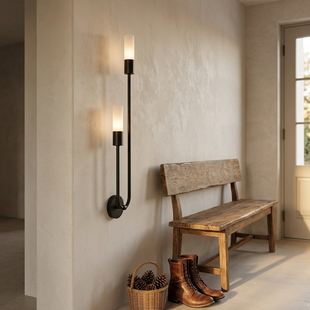 Nordic Up & Down Wall Light - G9 Black or Gold Indoor Sconce