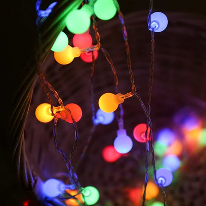 Globe LED String Lights - Bendable USB or Battery Fairy Lights for Bedroom & Patio