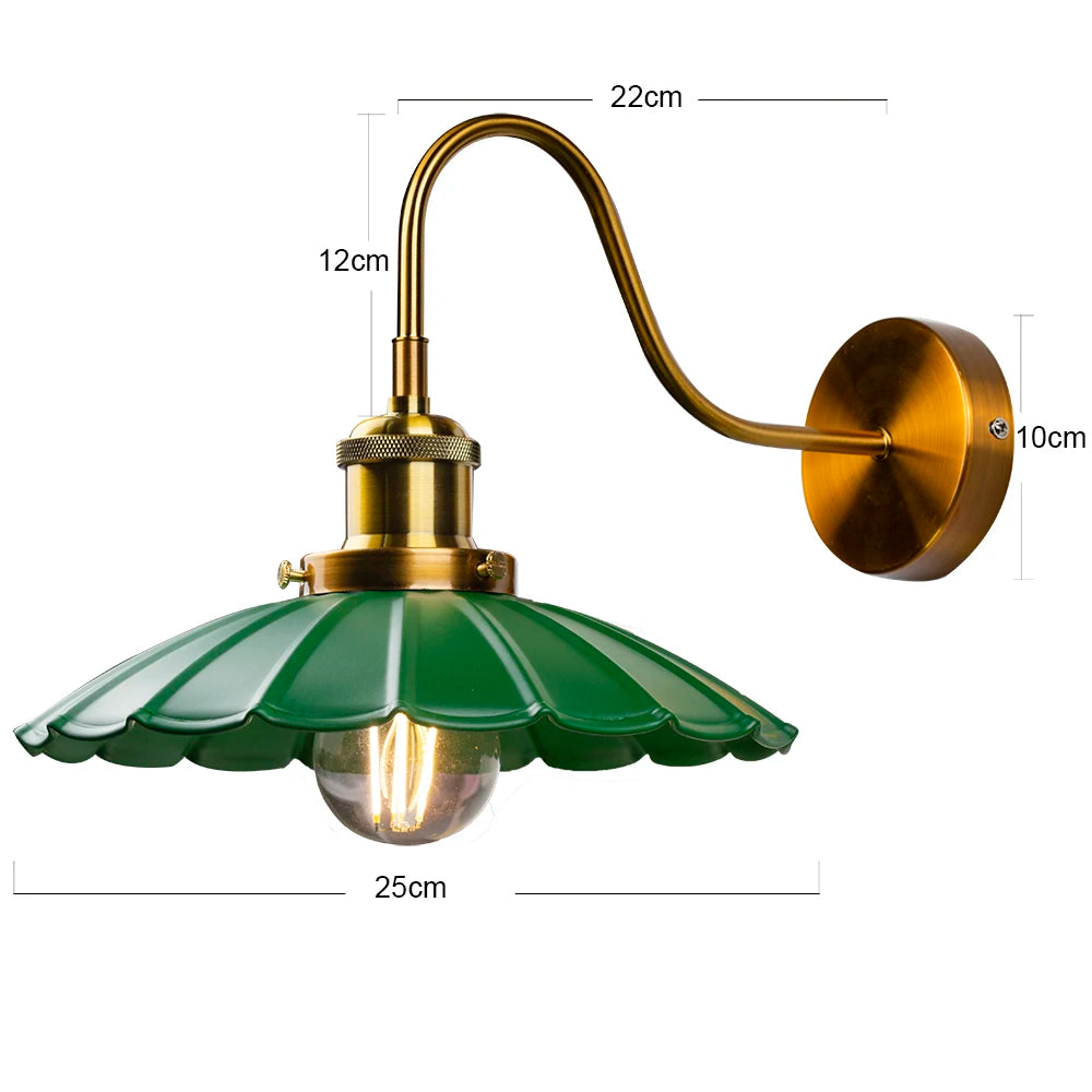 Farmhouse Gooseneck Barn Wall Sconce Bra Lamp