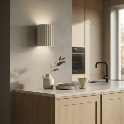 Nordic Resin Sculptural Wall Light Bra Lamp