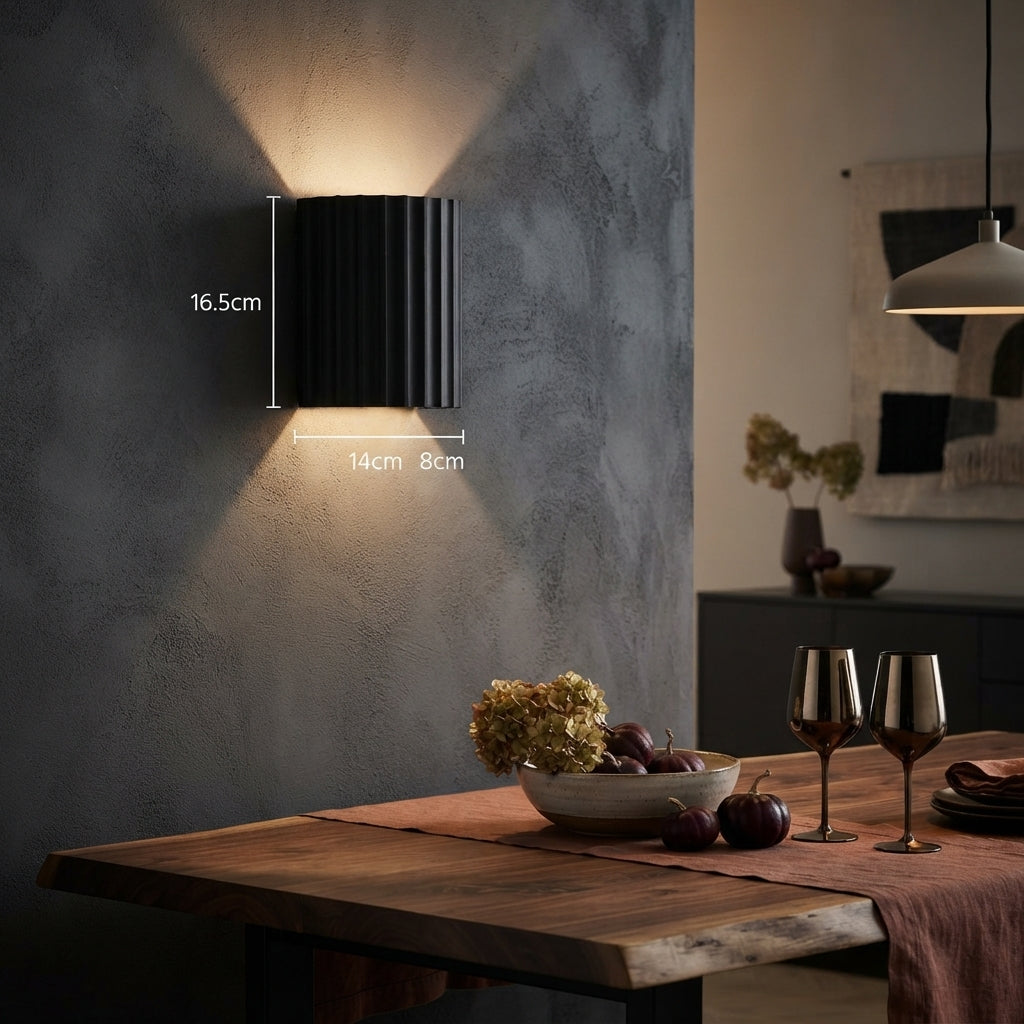 Nordic Resin Sculptural Wall Light Bra Lamp