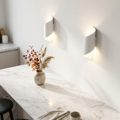 Spiral LED Wall Light - 10W IP65 Up & Down Outdoor Sconce