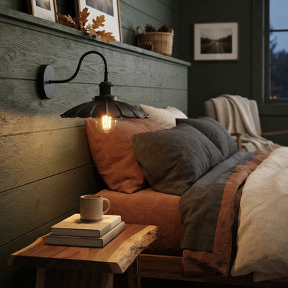 Farmhouse Gooseneck Barn Wall Sconce Bra Lamp
