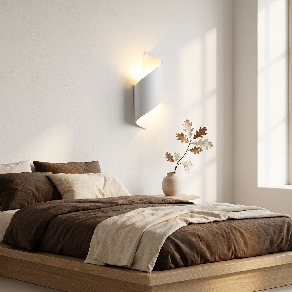 Spiral LED Wall Light - 10W IP65 Up & Down Outdoor Sconce