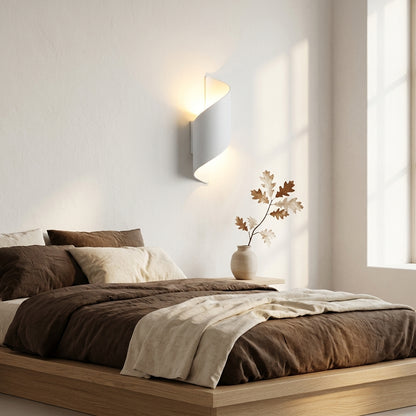 Spiral LED Wall Light - 10W IP65 Up & Down Outdoor Sconce