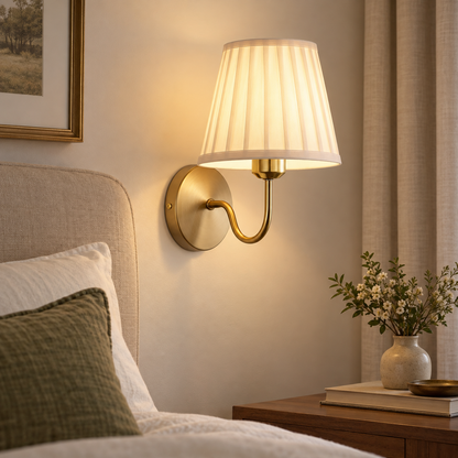 Gold Rechargeable Bra Lamp – RGB Wall Sconce with Remote