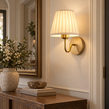 Gold Rechargeable Bra Lamp – RGB Wall Sconce with Remote