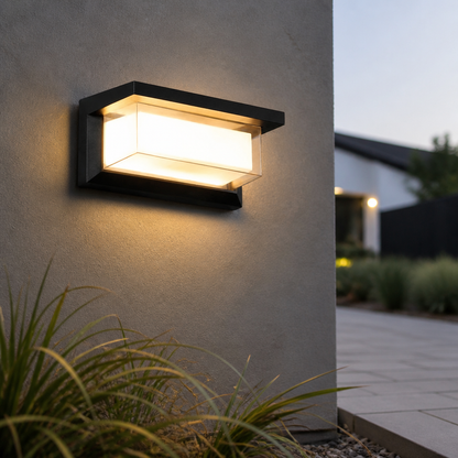 Outdoor LED Wall Light - IP65 Waterproof 18W/30W Aluminum Porch Light for Patio & Garage