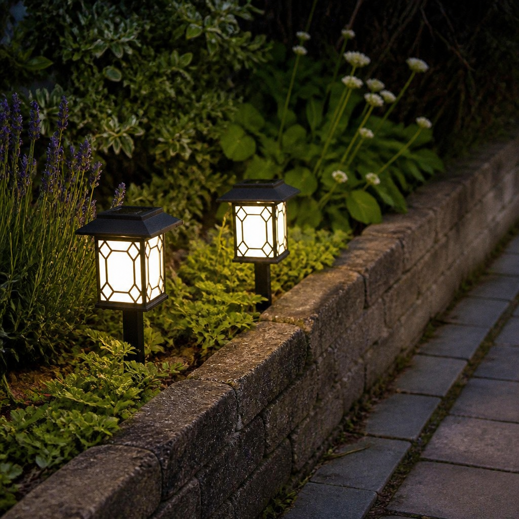 Solar Pathway Light - 5W IP65 Waterproof Garden Stake Light