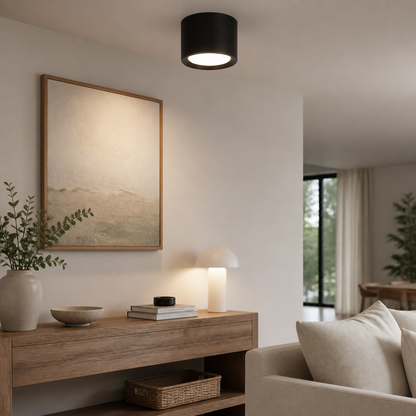 Surface Mounted LED Downlight - Dimmable Aluminum Ceiling Spot Light for Kitchen & Hall