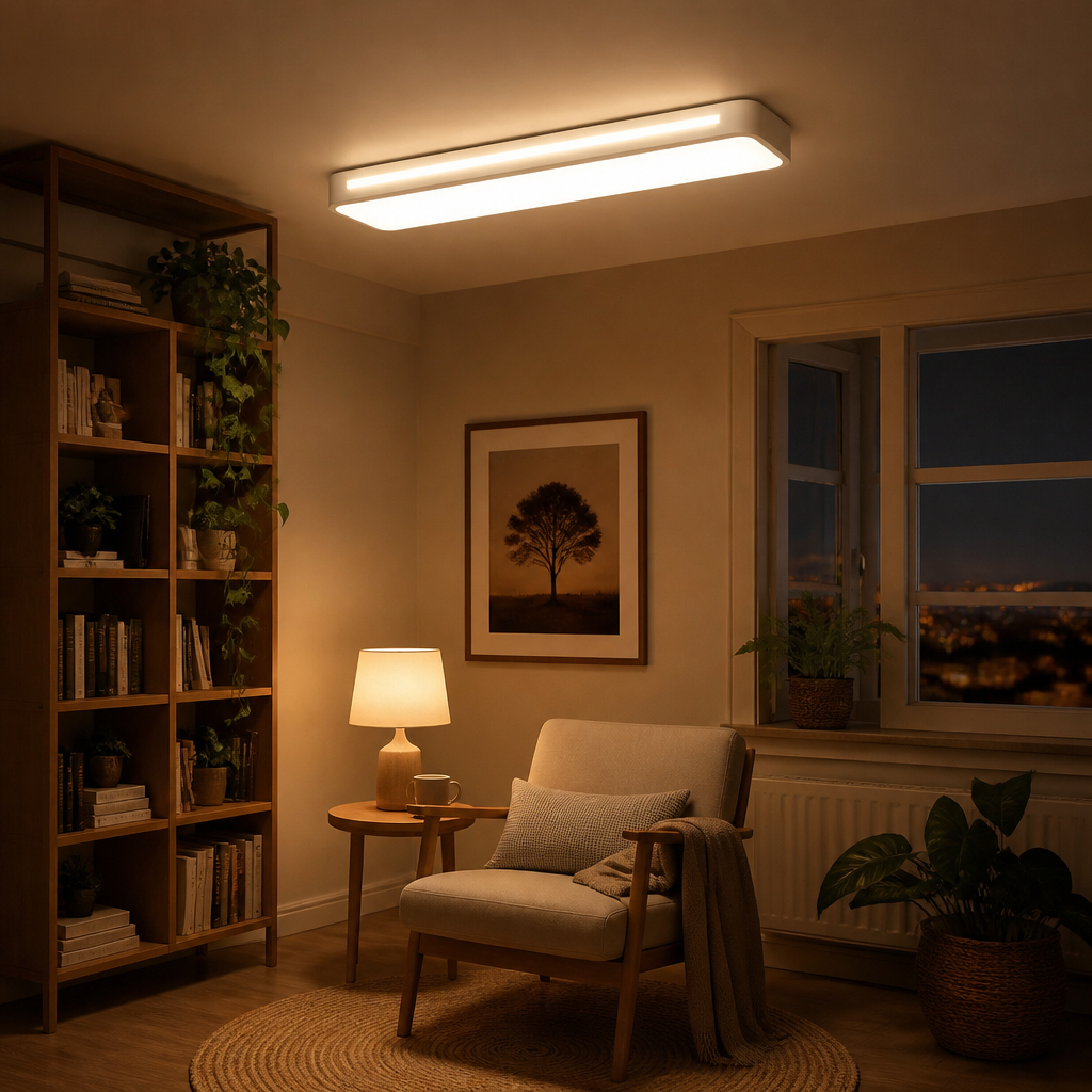 Long Corridor Ceiling Light - Nordic Linear LED Bar for Hallway, Porch & Balcony
