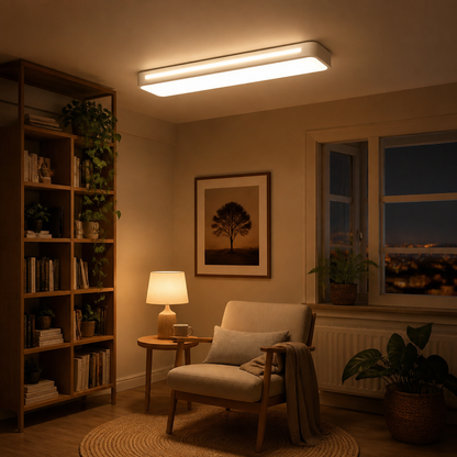 Long Corridor Ceiling Light - Nordic Linear LED Bar for Hallway, Porch & Balcony