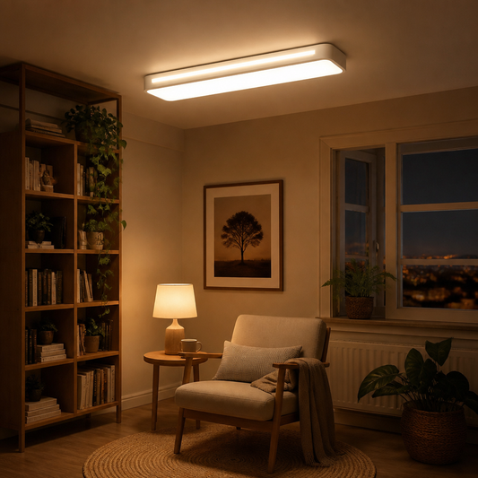 Long Corridor Ceiling Light - Nordic Linear LED Bar for Hallway, Porch & Balcony