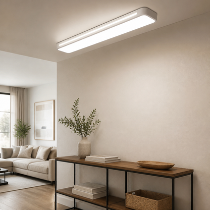 Long Corridor Ceiling Light - Nordic Linear LED Bar for Hallway, Porch & Balcony