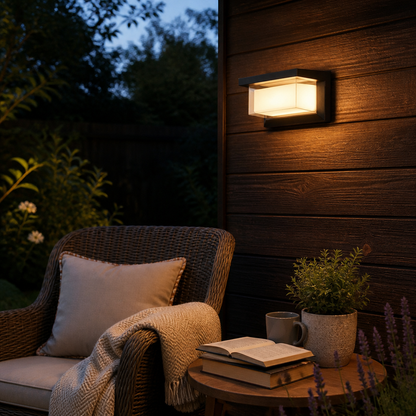 Outdoor LED Wall Light - IP65 Waterproof 18W/30W Aluminum Porch Light for Patio & Garage