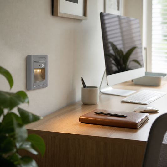 Motion Sensor Night Light - Recessed LED Wall Light for Hallway, Stairs & Bedroom