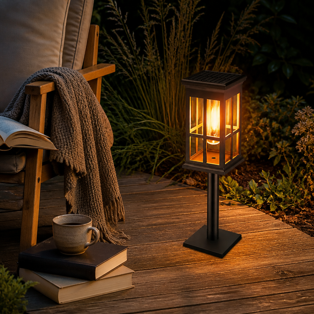 Solar Pathway Stake Lights - IP65 Waterproof Dusk to Dawn Garden & Driveway Lights