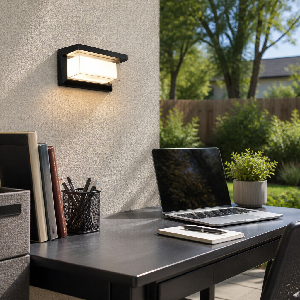Outdoor LED Wall Light - IP65 Waterproof 18W/30W Aluminum Porch Light for Patio & Garage