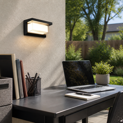 Outdoor LED Wall Light - IP65 Waterproof 18W/30W Aluminum Porch Light for Patio & Garage