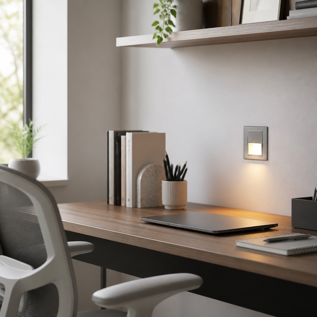 Motion Sensor Night Light - Recessed LED Wall Light 4 Pack for Nursery, Hallway & Stairs
